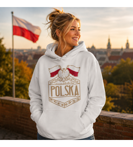 Damska bluza z kapturem CAŁE SERCE DLA NIEJ